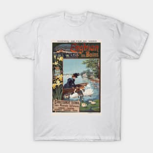 Enghien les Bains France Vintage Poster 1900 T-Shirt